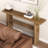 63" Solid Wood Console Table