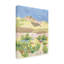 Art mural sur toile tendue - "Sunlit Dunes I" de Melissa Wang, décoration murale pour le salon, la chambre à coucher ou le bureau - 35 x 47