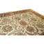 Hand Knotted Wool Area Rug in Ivory And Red