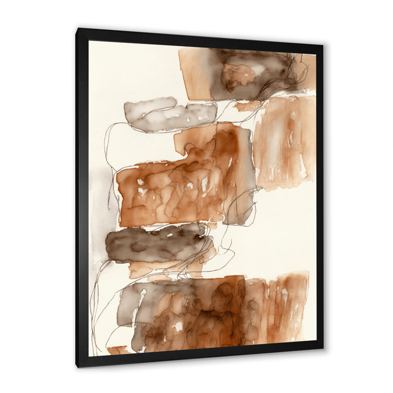 Canyon Ridge Explorations VI - reproduction sur toile, Impression noire sur toile encadrée, L 12 po x H 20 po