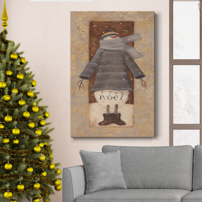 Toile tendue Noel, H 27 po x l 18 po x P 1 po