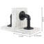 Industrial Wood Bookends