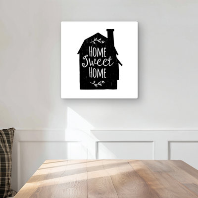 Home sweet home - Minimalist Kitchen Metal Print for Decor