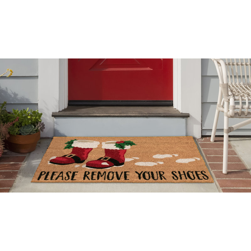 Fayetta Non-Slip Christmas Outdoor Doormat
