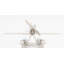 Hydravion en aluminium 17 po x 16,5 po x 7 po