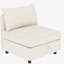 Canapé-lit modulable 6 places convertible avec rangement, dossier et coussins confortables, ressorts ensachés en mousse haute densité, tissu chenille beige, structure en bois offrant un bon soutien, capacité de charge de 113 kg par place