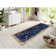 Machine Woven Blue/Gold/Beige Rug