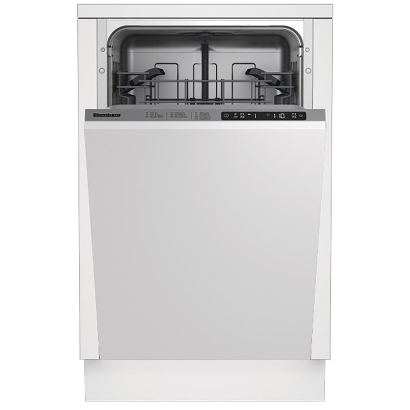 Blomberg 48 Decibel ENERGY STAR Certified Built-In Dishwasher with Adjustable Rack Stainless Steel, Silver