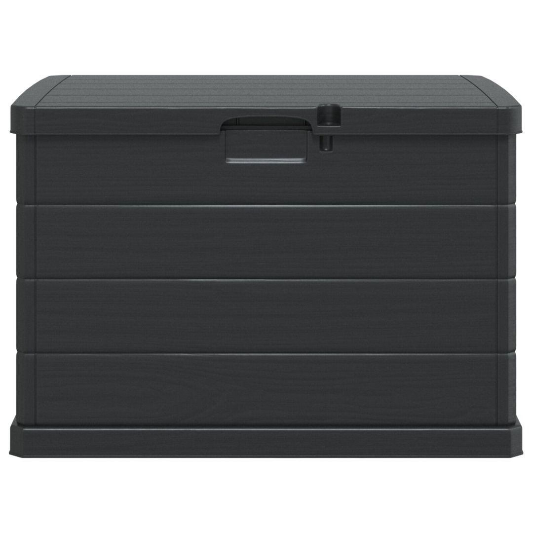 Dakota Fields 77.5cm W 170L Plastic Deck Box in Anthracite