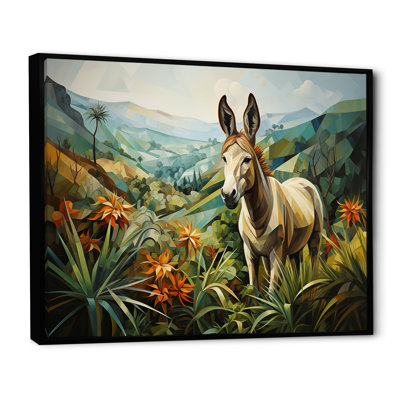 Countryside Donkey Horizon VI - Donkey Wall Art