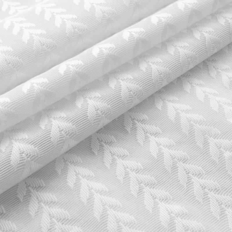 Leaf Lace Waterproof Shower Curtain
