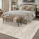Ruby Machine Washable Vintage Area Rug With Non-Slip Backing