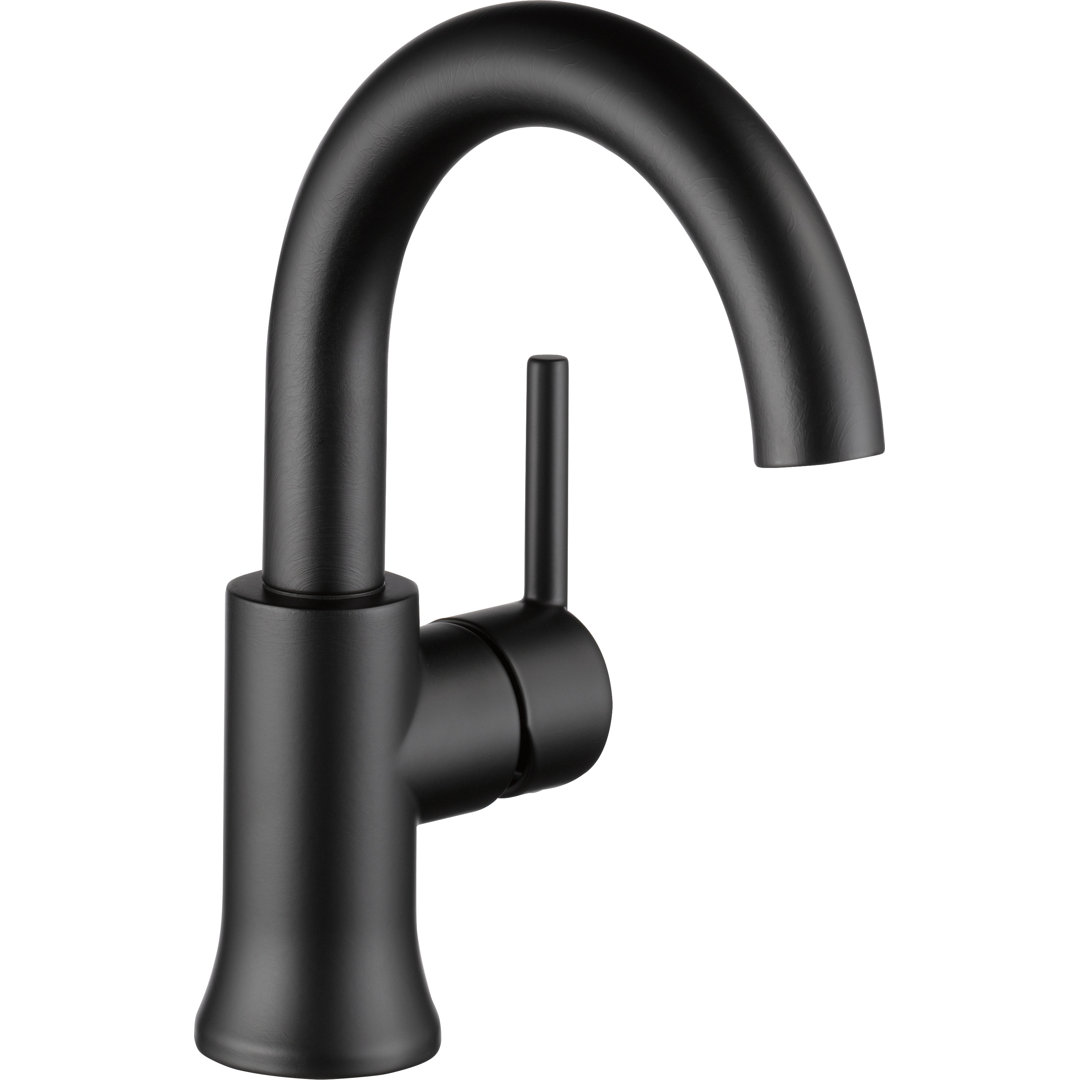 Trinsic Single Hole Bathroom Faucet with Drain Assembly, Single Handle Bathroom Sink Faucet Delta 