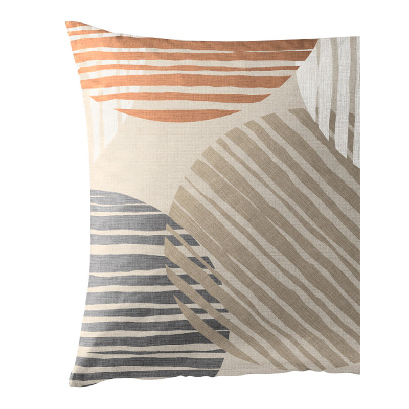 Cotton Abstract Duvet Cover Set with Pillow Shams Included