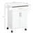 HOMCOM Kitchen Island On Wheels, Rolling Kitchen Cart With Stainless Steel Countertop, Drawer, Towel Rack And Spice Rack, Utility Storage Trolley,-514890339