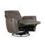 Fauteuil inclinable et pivotant en cuir 1pc-2048444454