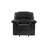 Modern Contemporary Style 3pc Living Room Set 1x Sofa 1x Loveseat 1x Chair Black Finish Pillow Arms Cushion Backrest Primary Living Room Furniture