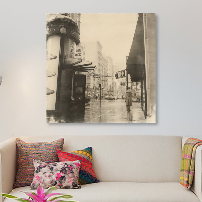 « san francisco », reproduction de photo sur toile, H 26 po x l 26 po x P 1,5 po, Toile tendue, Pas de tapis