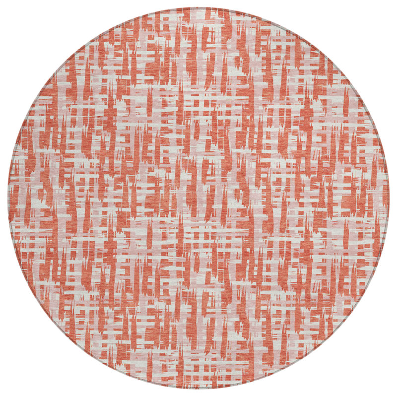Tapis rond 8 po Coral