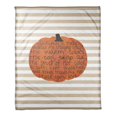 Embrace Autumn Hand Woven Throw Blanket