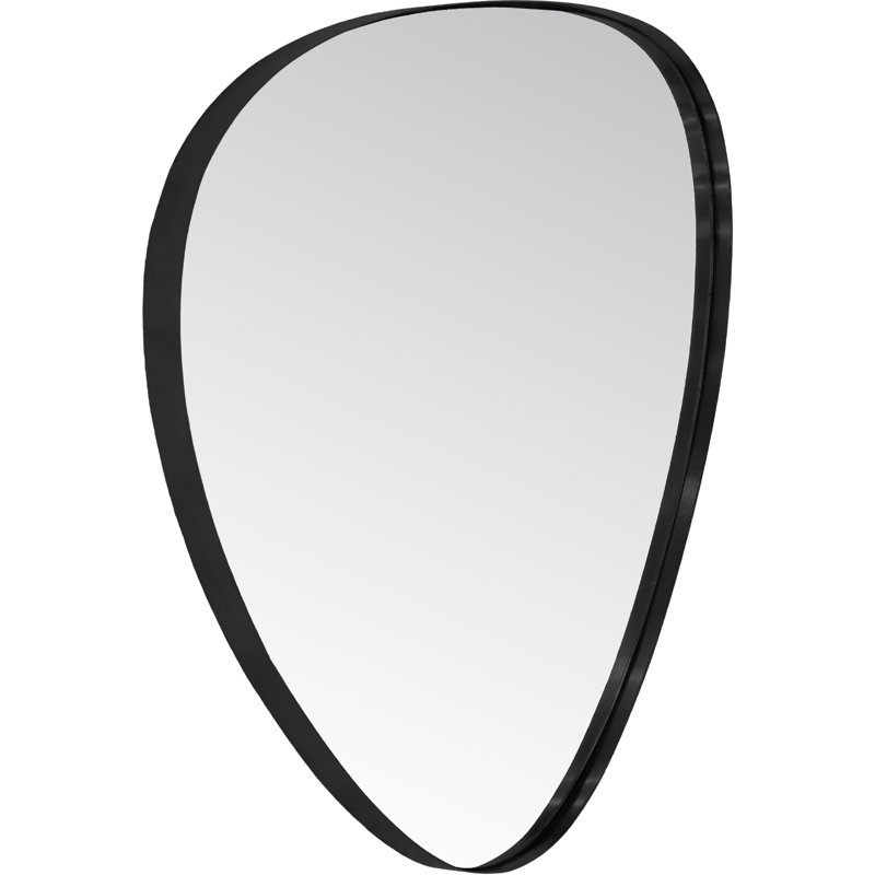Mirsha Mirror, 30" x 23", Matte Black