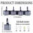 Black Crystal Linear Vanity Light, 4-light E26 Modern Bathroom Wall Light (31.5" Length)