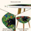 Ensemble de 2 tables basses gigognes Triangle