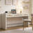 Pomodoro Boho Rattan 3-Drawer Storage Desk-861470904-867220973