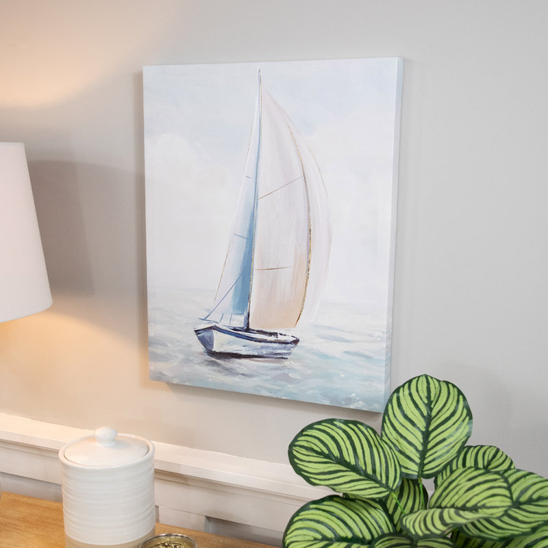 Bateau à voile aquarelle