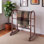Dean Modern Solid Wood Quilt Rack in Brown Finish, 29.85'' H X 25.68'' W X 18.12'' D