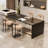 Upholstered Side Chairs with Iron Frame-1050632453