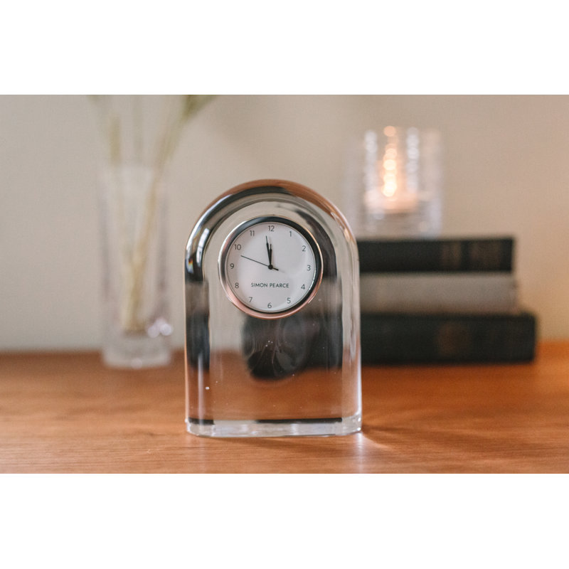 Barre Glass Mechanical Clock