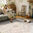 Soft Washable Vintage Floral Area Rug With Non-Slip Backing Beige-1509547261-1509547254