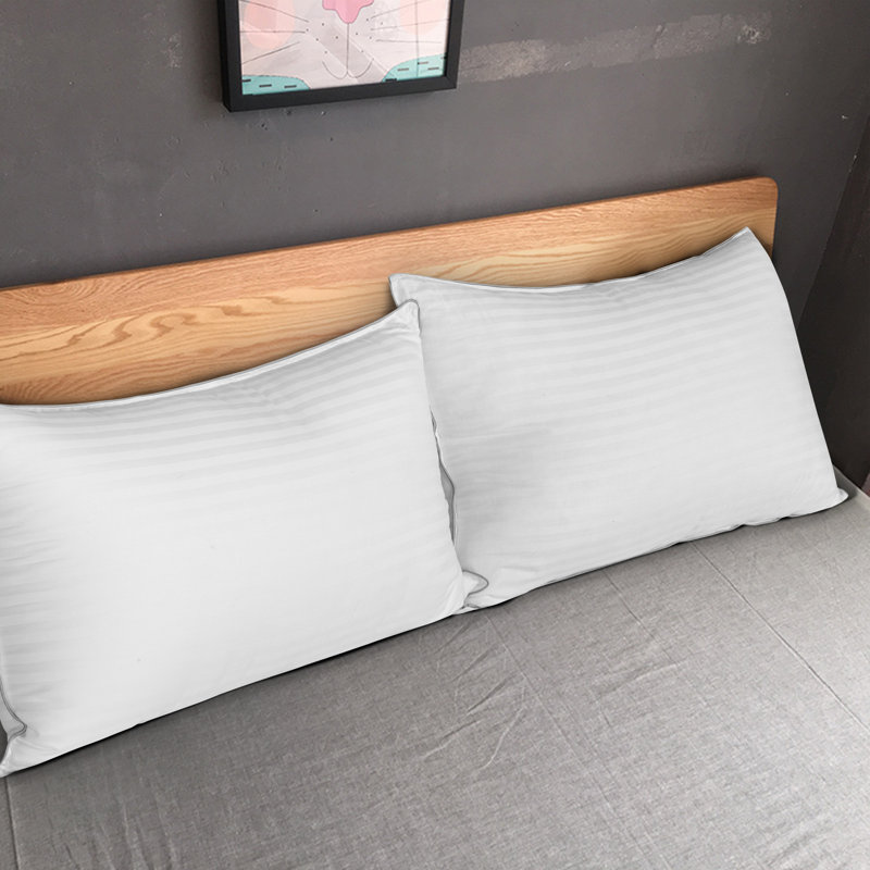 Bed Pillows, Down Alternative, Cotton Fabric Bed Pillows for Sleeping - NTBAY, 20" x 30"