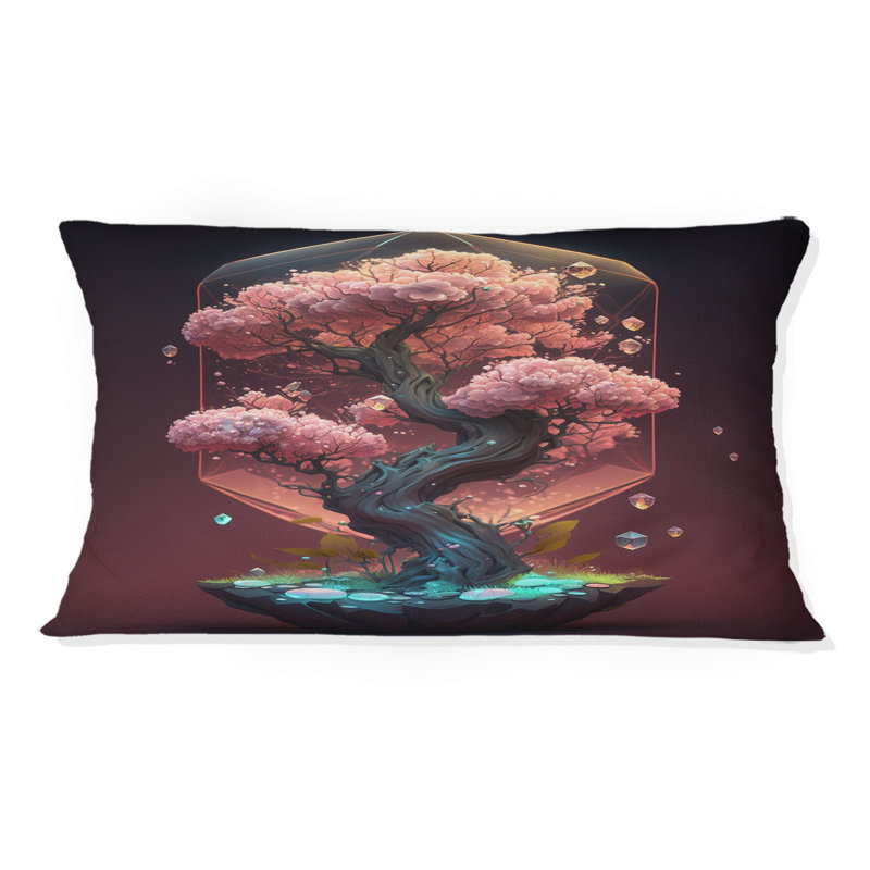 Coussin Hexagon Bonsai Tree II