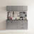 5 Garage Cabinet C Of Series 64 In. W X 79 H 20 D Featuring Unique Metallic Gray Finish, Function For Drawers And Doors, Resistance To Water Heat, 2X Thicker Edge Banding, E0-Grade Board, Shelf