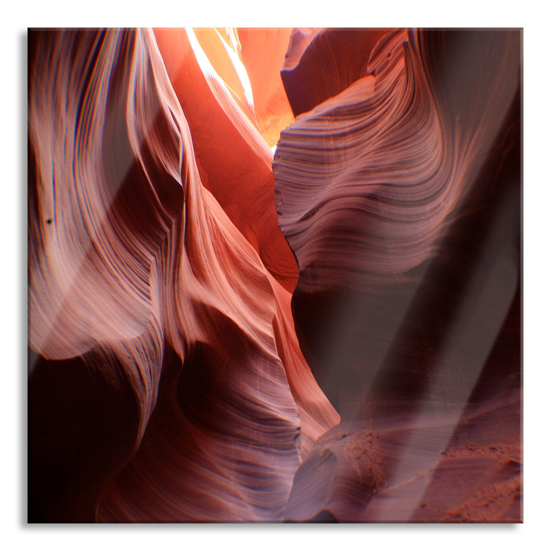 Ungerahmtes Foto auf Glas "Antelope Canyon Arizona"