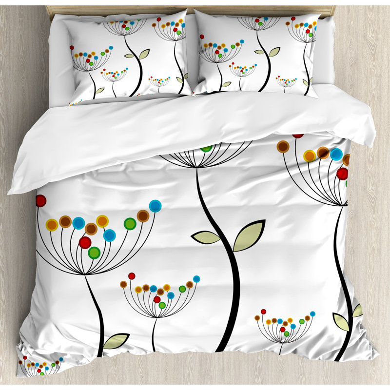 Modern & Contemporary Polyester Duvet Cover, King