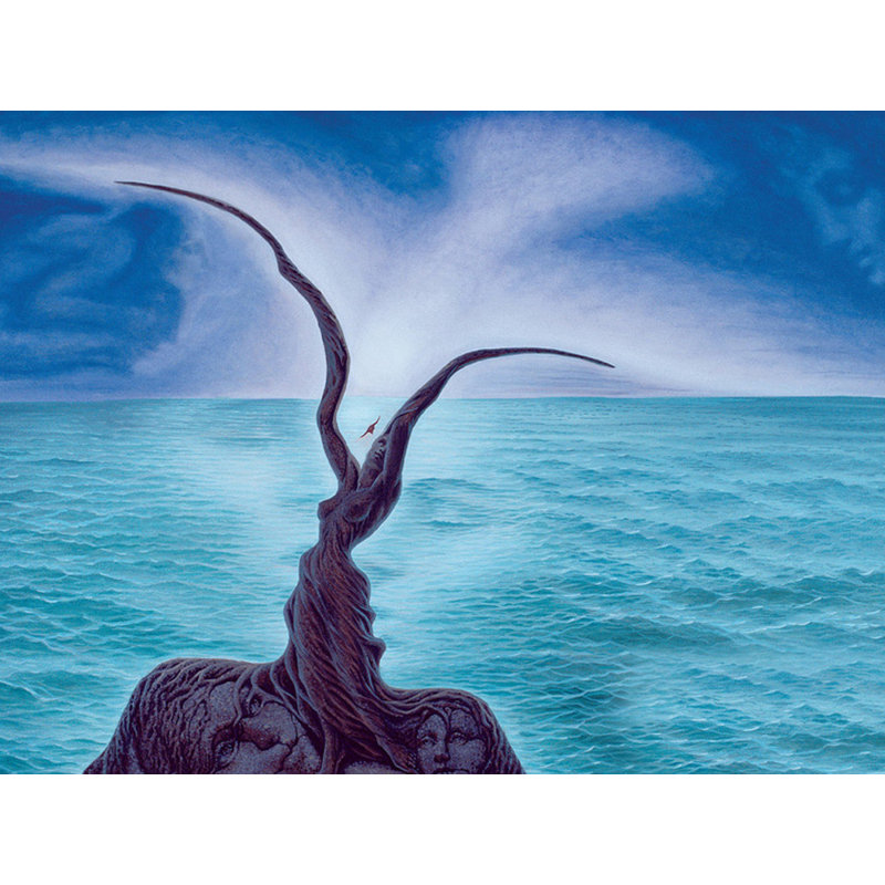 Baiser de la mer, H 28 po x l 37 po