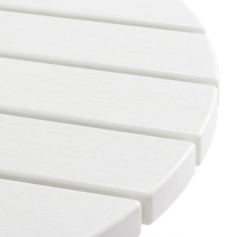 Table d'appoint extérieure 17 po 2 niveaux, Blanc