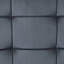 Causeuse grise et gris avec dossier lâche