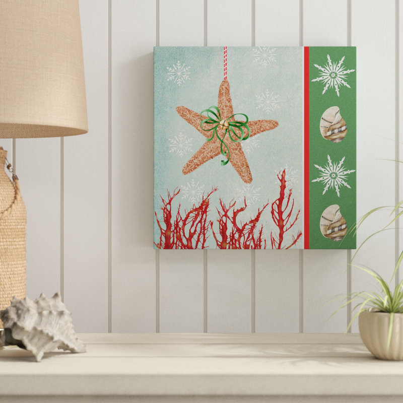 « christmas côtier iii », impression sur toile tendue, H 14 po x l 14 po x P 2 po