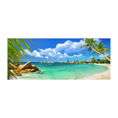 Seychelles Beach - Wrapped Canvas Print