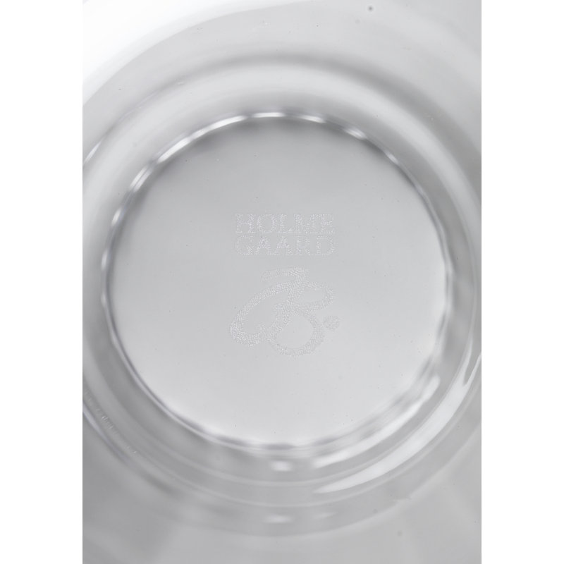 Vase de table en verre fait à la main Primula, Transparent, H 10 po x l 6,1 po x P 6,1 po