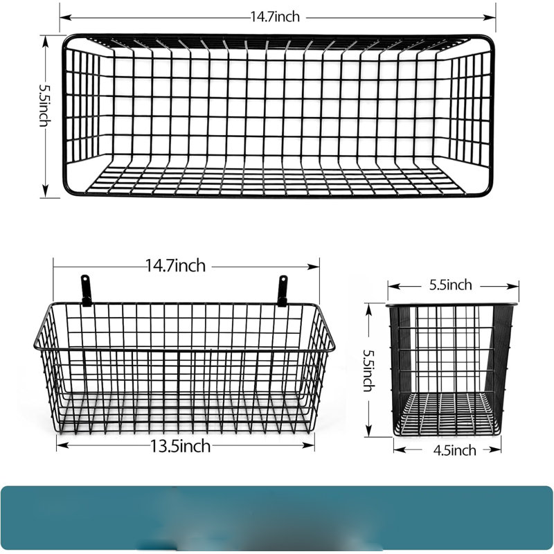 Wall Mounted Storage Basket