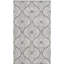 Tapis gris anthracite / ivoire tissé à plat à la main Oak Hill-20657694