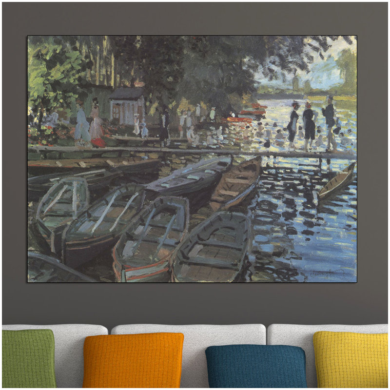 Claude Monet - Wrapped Canvas Print, 90cm H x 120cm W x 1.8cm D