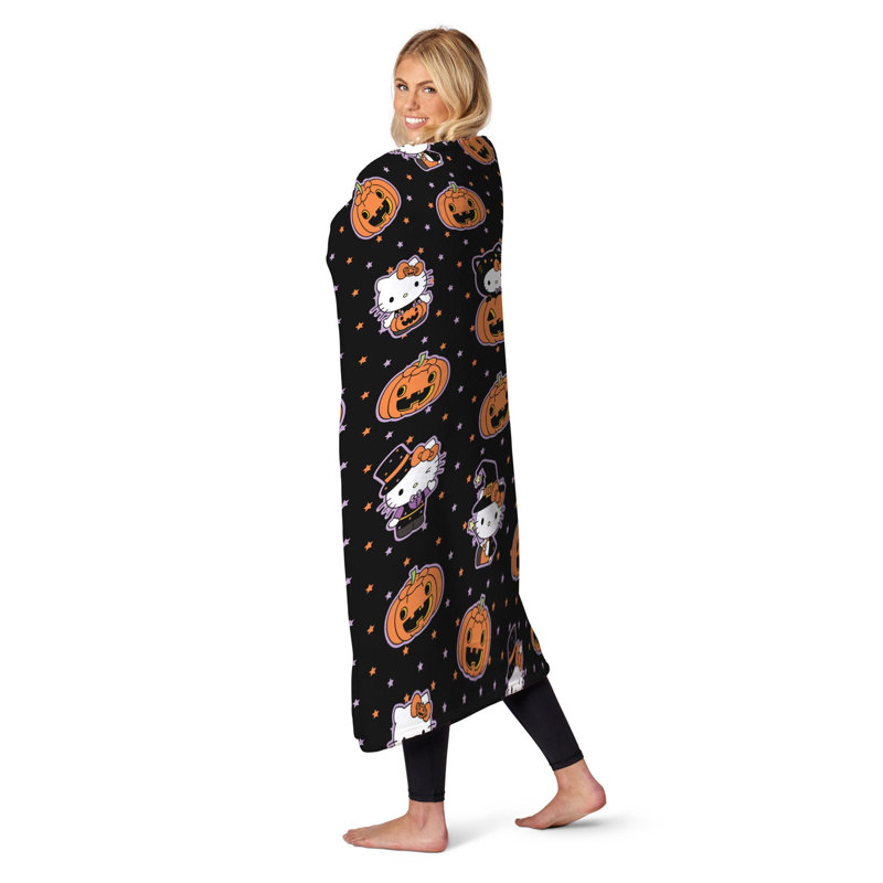 Machine Printed Throw Blanket