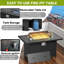 Madisonburg 76.5cm H x 110cm W Aluminum Propane Outdoor Fireplace