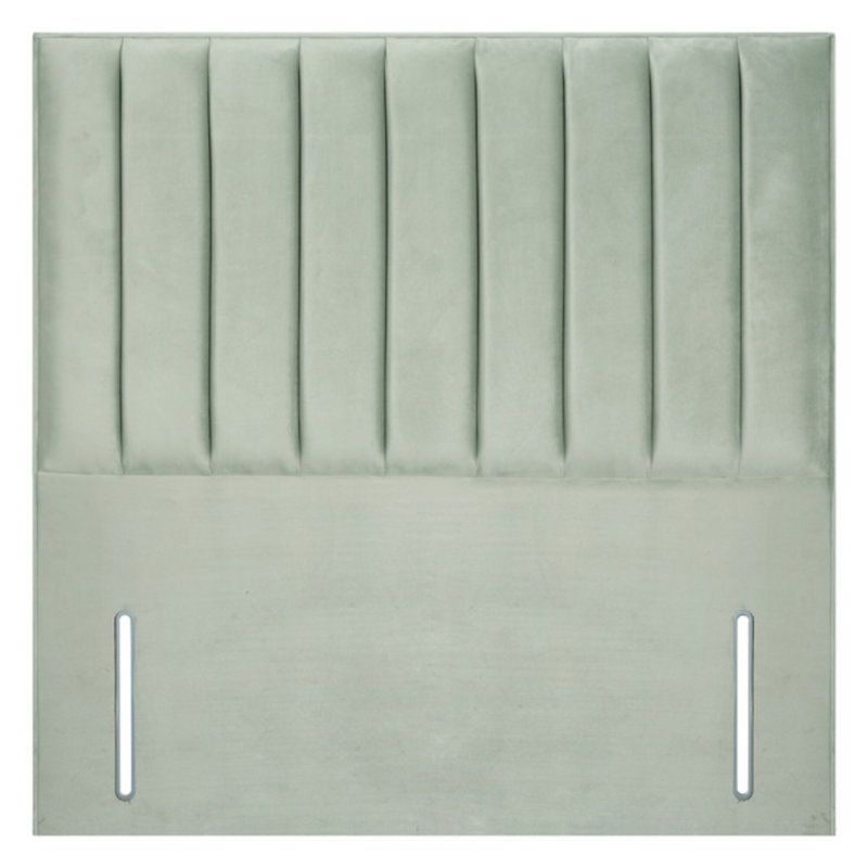 Upholstered Headboard, Small Double (4'), Sage, Velvet